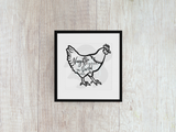 Naughty Chickens Lay Deviled Eggs - Decal