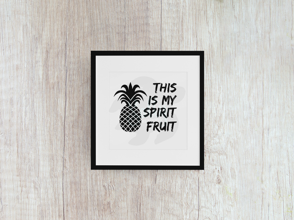 This Is My Spirit Fruit - Decal