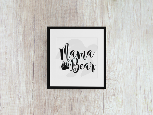 Mama Bear Paw - Decal