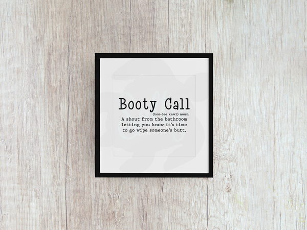 Booty Call - Decal