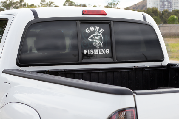 Gone Fishing - Decal