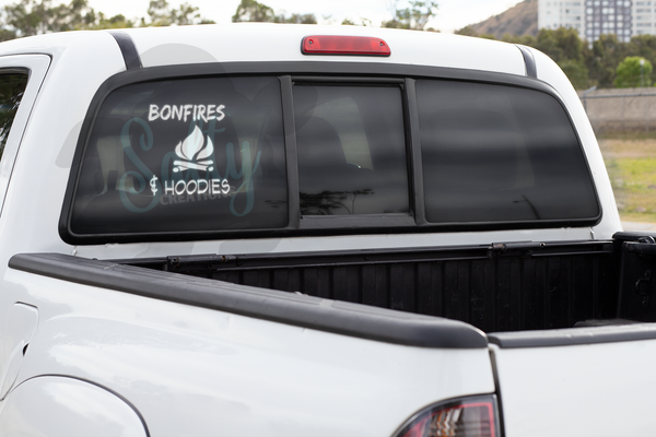 Bonfires & Hoodies - Decal