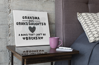 Grandma & Granddaughter Bond - Decal