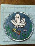 Crystals and Flowers - Silicone Mold