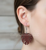 Monstera Leaf - Earrings