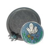 Crystals and Flowers - Silicone Mold