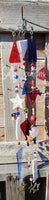 Red, White, and Blue Glass - Wind Chime